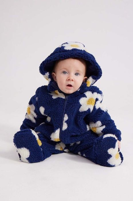 Дитячий зимовий комбінезон Bobo Choses колір синій Дитячий зимовий комбінезон Bobo Choses колір синій