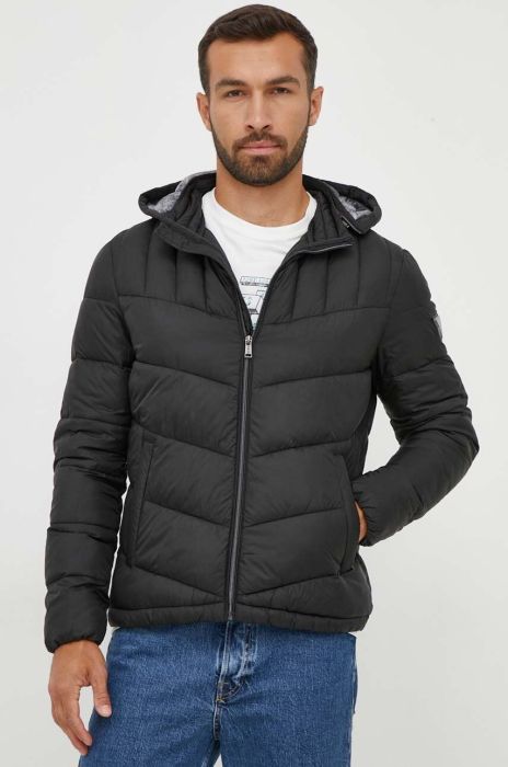 Куртка Guess чоловіча колір чорний перехідна (3381433) Куртка Guess чоловіча колір чорний перехідна (3381433)