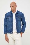 Джинсова куртка Tommy Hilfiger чоловіча колір синій перехідна Джинсова куртка Tommy Hilfiger чоловіча колір синій перехідна