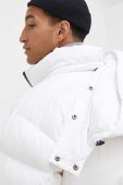 Пухова куртка Tommy Jeans чоловіча колір білий зимова (3369669)