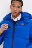 Пухова куртка Tommy Jeans чоловіча зимова колір блакитний (3369655) Пухова куртка Tommy Jeans чоловіча зимова колір блакитний (3369655)