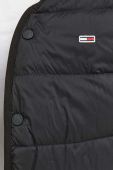 Пухова безрукавка Tommy Jeans чоловічий колір чорний перехідний