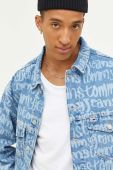 Джинсова куртка Tommy Jeans чоловіча перехідна oversize колір блакитний (3369700) Джинсова куртка Tommy Jeans чоловіча перехідна oversize колір блакитний (3369700)