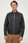 Шкіряна куртка BOSS чоловіча колір чорний перехідна (3537885) Шкіряна куртка BOSS чоловіча колір чорний перехідна (3537885)