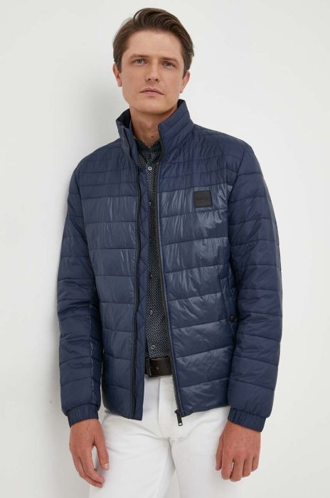Куртка Boss Orange BOSS ORANGE чоловіча колір синій перехідна Куртка Boss Orange BOSS ORANGE чоловіча колір синій перехідна