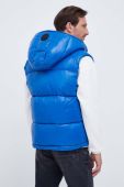 Безрукавка Save The Duck чоловічий зимовий колір блакитний Безрукавка Save The Duck чоловічий зимовий колір блакитний