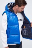 Безрукавка Save The Duck чоловічий зимовий колір блакитний Безрукавка Save The Duck чоловічий зимовий колір блакитний