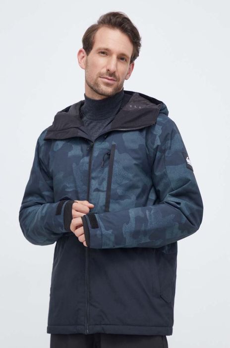 Куртка Quiksilver Mission колір зелений Куртка Quiksilver Mission колір зелений