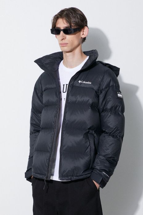 Пухова куртка Columbia Bulo Point II чоловіча колір чорний зимова 1985473-009 Пухова куртка Columbia Bulo Point II чоловіча колір чорний зимова 1985473-009