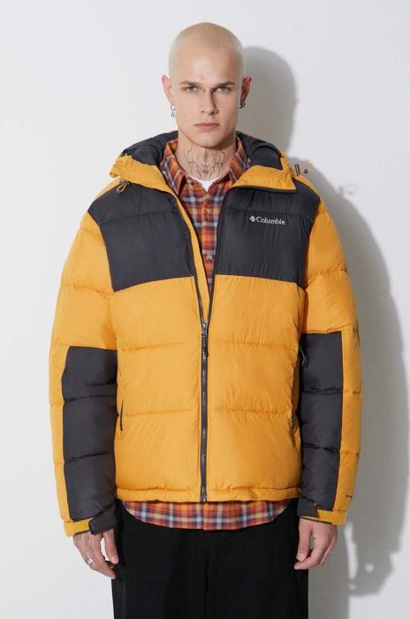 Куртка Columbia чоловіча колір помаранчевий зимова Куртка Columbia чоловіча колір помаранчевий зимова