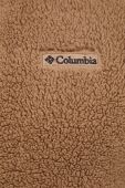 Кофта Columbia чоловіча колір коричневий однотонна
