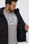 Куртка EA7 Emporio Armani чоловіча колір чорний зимова (3409429)