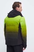 Пухова лижна куртка EA7 Emporio Armani колір зелений