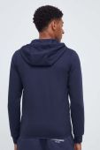 Кофта adidas чоловіча колір синій з капюшоном однотонна Кофта adidas чоловіча колір синій з капюшоном однотонна