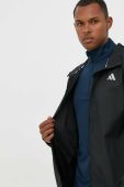 Бігова куртка adidas Performance Run It колір чорний перехідна