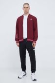 Куртка-бомбер adidas чоловічий колір бордовий перехідна Куртка-бомбер adidas чоловічий колір бордовий перехідна
