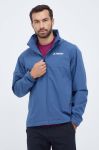 Дощовик adidas TERREX Multi Rain.RDY чоловіча колір блакитний Дощовик adidas TERREX Multi Rain.RDY чоловіча колір блакитний