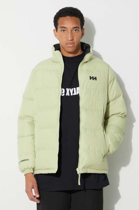 Двостороння куртка Helly Hansen чоловіча колір коричневий зимова Двостороння куртка Helly Hansen чоловіча колір коричневий зимова