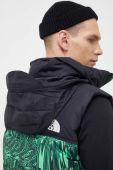 Пухова безрукавка The North Face чоловічий колір зелений зимовий Пухова безрукавка The North Face чоловічий колір зелений зимовий