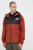 Куртка The North Face чоловіча колір коричневий перехідна