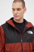 Куртка The North Face чоловіча колір коричневий перехідна