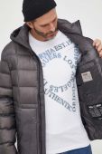 Пухова куртка Guess чоловіча колір сірий зимова (3598046) Пухова куртка Guess чоловіча колір сірий зимова (3598046)