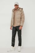 Куртка Guess чоловіча колір бежевий зимова (3593083) Куртка Guess чоловіча колір бежевий зимова (3593083)