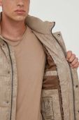 Куртка Guess чоловіча колір бежевий зимова (3593083) Куртка Guess чоловіча колір бежевий зимова (3593083)
