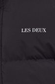 Пухова куртка Les Deux чоловіча колір чорний зимова Пухова куртка Les Deux чоловіча колір чорний зимова