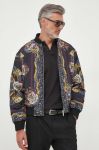Куртка-бомбер Just Cavalli чоловічий перехідна колір барвистий Куртка-бомбер Just Cavalli чоловічий перехідна колір барвистий