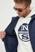 Двостороння куртка North Sails чоловіча колір синій перехідна Двостороння куртка North Sails чоловіча колір синій перехідна