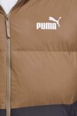 Куртка Puma чоловіча колір коричневий зимова Куртка Puma чоловіча колір коричневий зимова