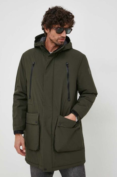 Парка Liu Jo чоловіча колір зелений зимова Парка Liu Jo чоловіча колір зелений зимова