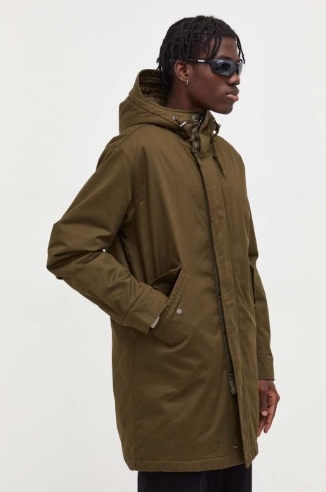 Куртка Marc O'Polo DENIM чоловіча колір зелений зимова Куртка Marc O'Polo DENIM чоловіча колір зелений зимова