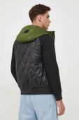 Куртка La Martina чоловіча колір чорний перехідна Куртка La Martina чоловіча колір чорний перехідна
