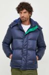 Пухова куртка La Martina чоловіча колір синій зимова Пухова куртка La Martina чоловіча колір синій зимова