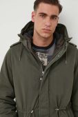 Парка Pepe Jeans BOWIE чоловіча колір зелений зимова Парка Pepe Jeans BOWIE чоловіча колір зелений зимова