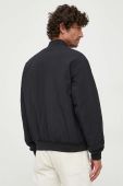 Куртка-бомбер United Colors of Benetton чоловічий колір чорний перехідна Куртка-бомбер United Colors of Benetton чоловічий колір чорний перехідна