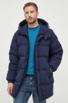 Пухова куртка United Colors of Benetton чоловіча колір синій зимова Пухова куртка United Colors of Benetton чоловіча колір синій зимова