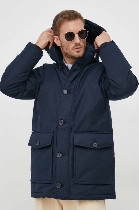 Пухова куртка Tommy Hilfiger чоловіча колір синій зимова (3554289) Пухова куртка Tommy Hilfiger чоловіча колір синій зимова (3554289)