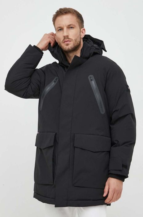Куртка Tommy Hilfiger чоловіча колір чорний зимова (3571603) Куртка Tommy Hilfiger чоловіча колір чорний зимова (3571603)