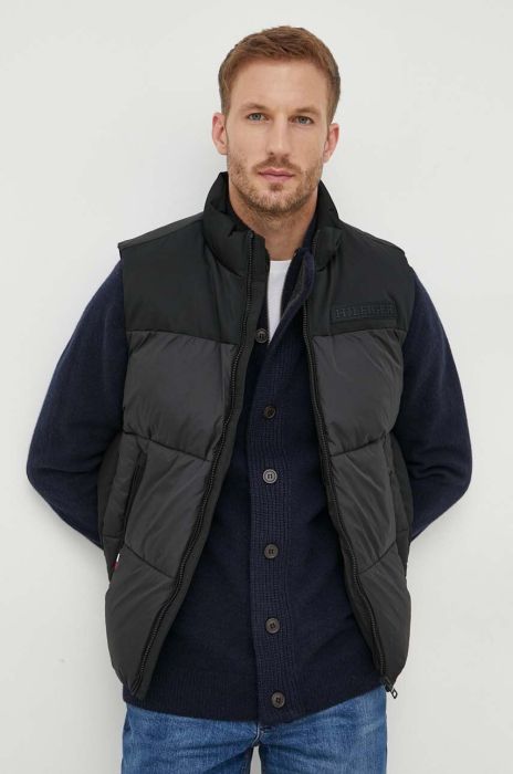 Безрукавка Tommy Hilfiger чоловічий колір чорний зимовий Безрукавка Tommy Hilfiger чоловічий колір чорний зимовий