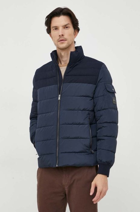 Куртка BOSS чоловіча колір синій перехідна (3481750) Куртка BOSS чоловіча колір синій перехідна (3481750)