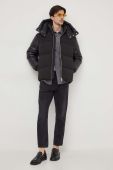 Пухова куртка BOSS чоловіча колір чорний зимова (3691229)