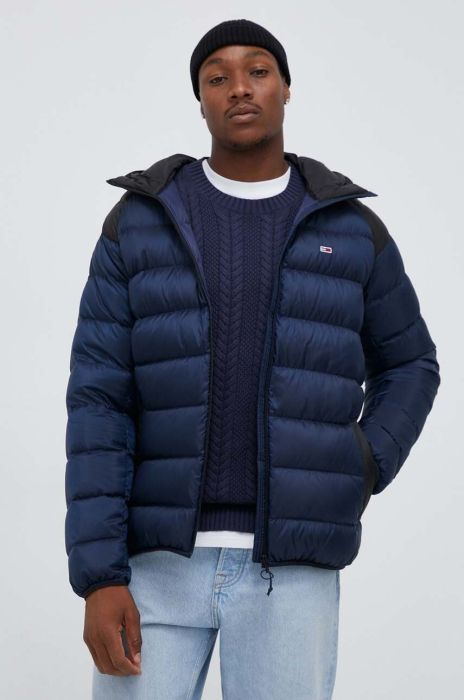 Пухова куртка Tommy Jeans чоловіча колір синій перехідна (3424857) Пухова куртка Tommy Jeans чоловіча колір синій перехідна (3424857)