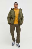 Куртка Tommy Jeans чоловіча колір зелений зимова