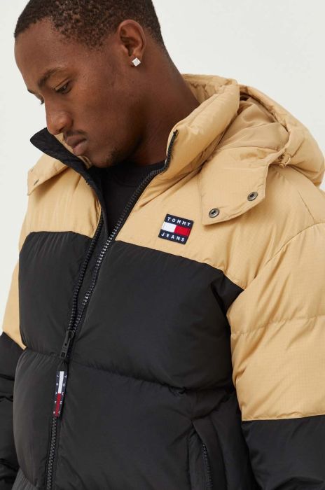 Пухова куртка Tommy Jeans чоловіча колір чорний зимова (3400956) Пухова куртка Tommy Jeans чоловіча колір чорний зимова (3400956)