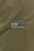 Куртка-бомбер Tommy Jeans колір зелений перехідна Куртка-бомбер Tommy Jeans колір зелений перехідна