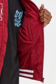 Куртка-бомбер Tommy Jeans чоловічий колір бордовий перехідна