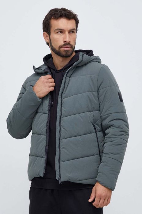 Куртка Jack Wolfskin чоловіча колір сірий зимова Куртка Jack Wolfskin чоловіча колір сірий зимова